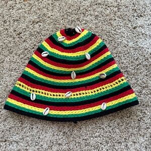 Urban Outfitters Rasta bucket hat